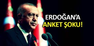Erdoğan a anket şoku: Görev onayı 10 puan düştü!