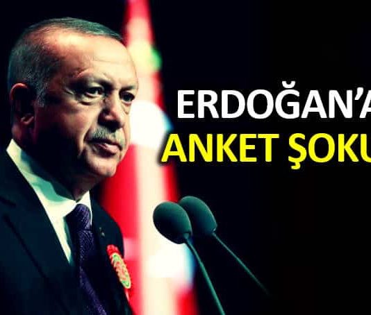 Erdoğan a anket şoku: Görev onayı 10 puan düştü!