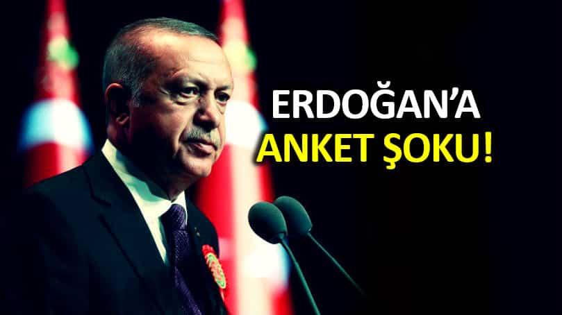 Erdoğan a anket şoku: Görev onayı 10 puan düştü!