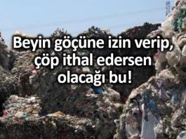 İthal edilen çöpler İzmir Kemalpaşa da çöp dağları oluşturuyor!