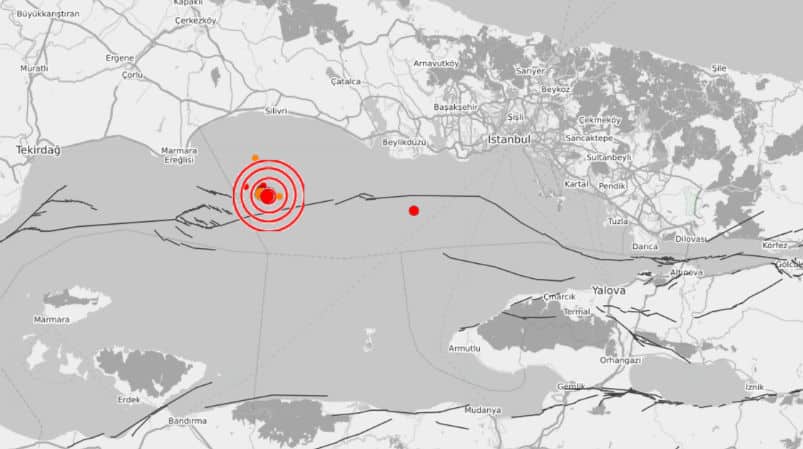 İstanbul Silivri açıklarında bir deprem daha