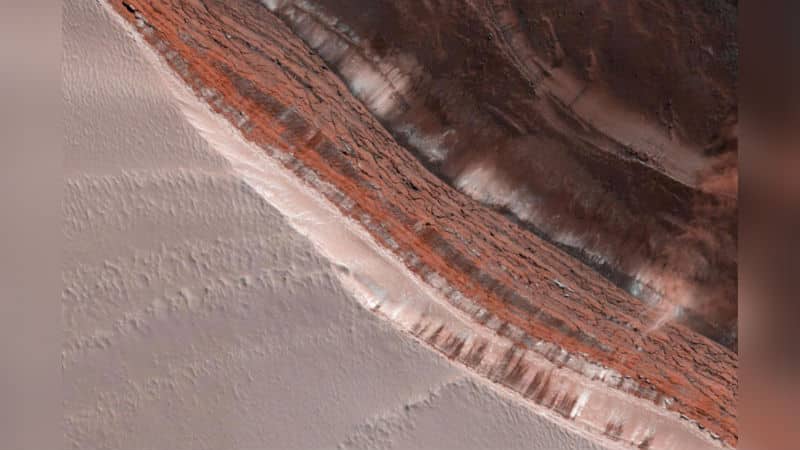 NASA Orbiter uydusu tarafından çekilen Mars çığ görüntüleri