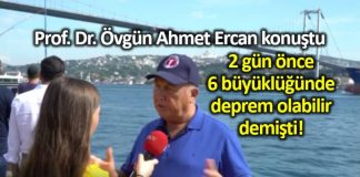 Prof. Dr. Ahmet Ercan: Daha büyük bir depremi yapacağım mesajıdır