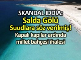 Yeşilova Belediye Başkanı Şenel: Salda Gölü, Suudlara söz verilmiş