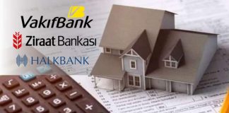 Vakıfbank, Ziraat ve Halkbank konut kredisi faiz oranlarında yapılandırma
