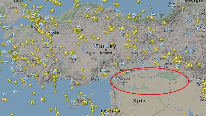 ABD, Suriye'de kontrol ettiği hava sahasını Türkiye'ye kapattı