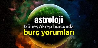 Astroloji: 23 Ekim Güneş Akrep burcunda burç yorumları