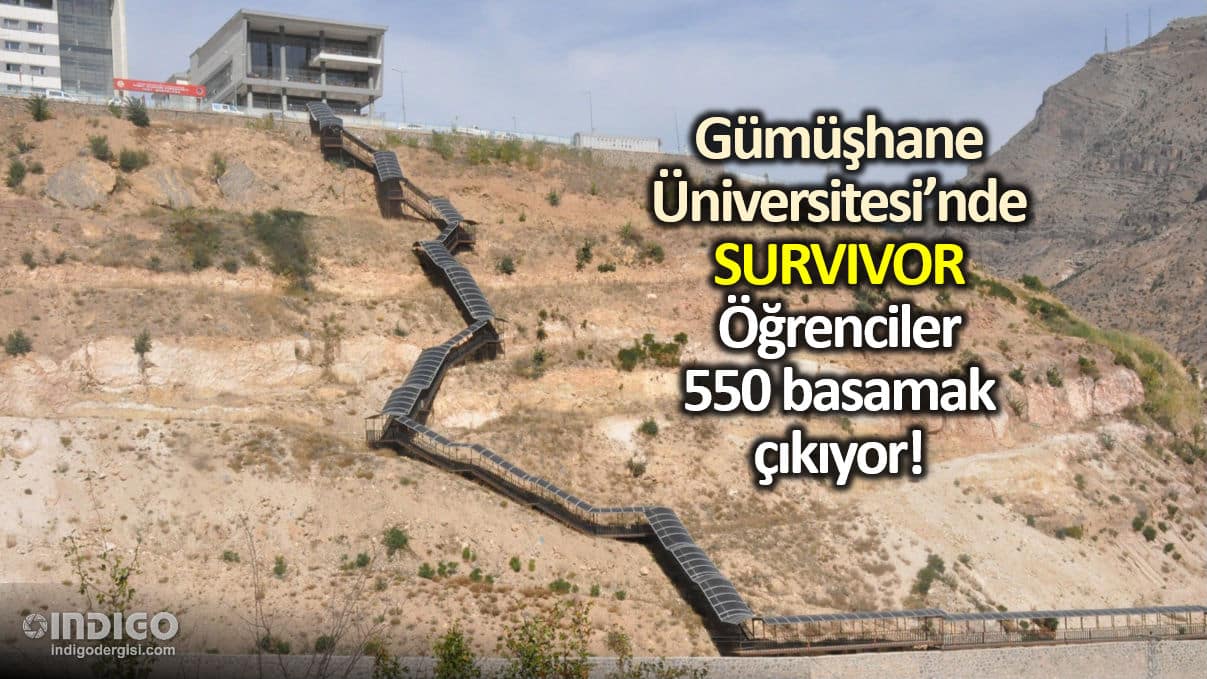 Gümüşhane Üniversitesi nde Survivor: Öğrenciler 550 basamak çıkıyor!