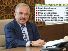 Ordu Belediye Başkanı Hilmi Güler 7 farklı maaş ile 250 bin lira aldığı iddia edildi
