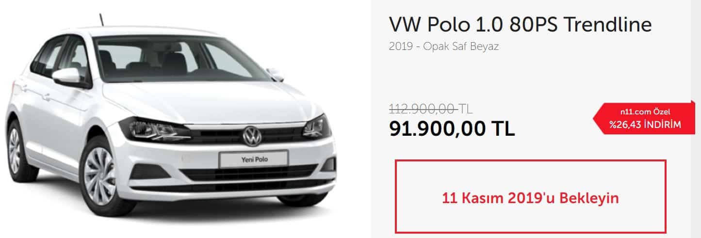 VW Polo 1.0 80PS Trendline 