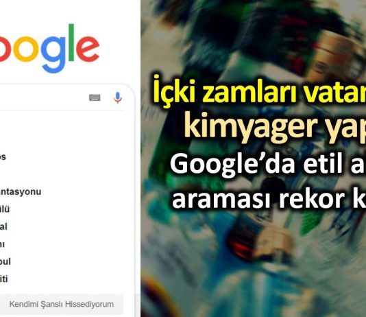 Google etil alkol araması rekor kırdı! Vatandaş kimyager oldu!