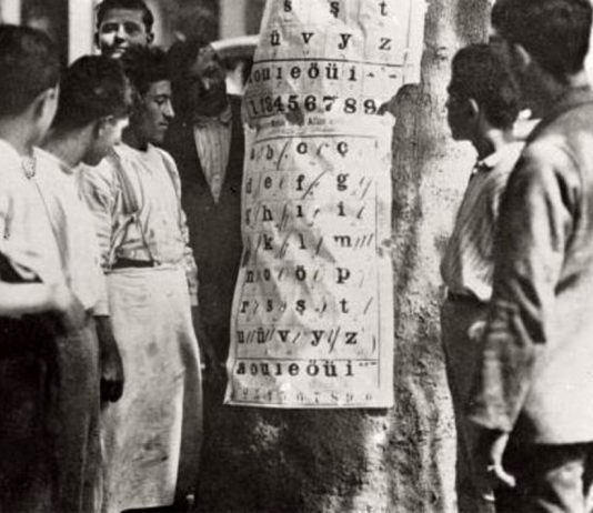 Harf Devrimi osmanlıca türkçe alfabe elifba