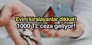 Evini kiraya verenler dikkat: Kişi başı 1000 TL cezası olacak! Türkiye de izni olmayan yabancıya ev kiralamaya kişi başı 1000 TL ceza