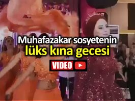 Merve gelinin lüks kınası sosyal medyada olay oldu video