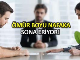 İkinci Yargı Paketi ömür boyu nafaka sona eriyor!