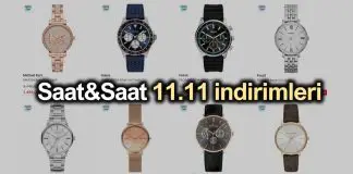 Saat & Saat 11.11 büyük indirimleri: 9-10-11 Kasım