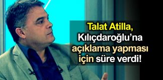 muharrem ince Talat Atilla flaş çıkış: Kılıçdaroğlu na süre verdi