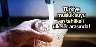 Türkiye’de musluk suyu kalitesi giderek düşüyor: Tehlikeli ülkeler arasında! Türkiye musluk suyu kalitesi giderek düşüyor!