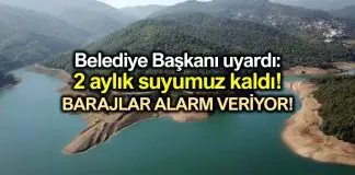 Yalova’da su sıkıntısı! Belediye Başkanı uyardı: 2 aylık suyumuz kaldı! Yalova Belediye Başkanı: 2 aylık suyumuz kaldı, tasarrufa davet ediyorum