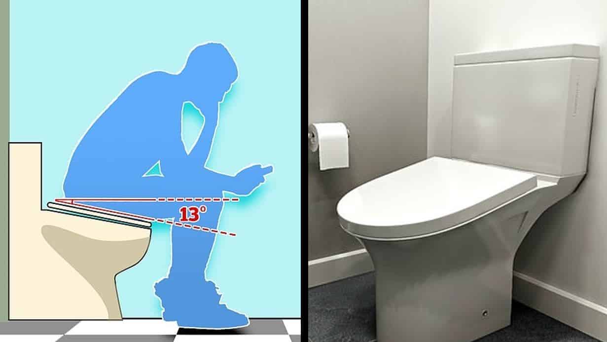 Çalışanlar tuvalette fazla zaman geçirmesin diye klozet tasarlandı