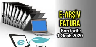 E-Arşiv Fatura için son tarih 1 Ocak 2020 – Başvuru nasıl yapılır? E-Arşiv Fatura için son tarih 1 Ocak 2020