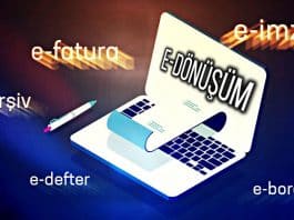 e-Dönüşüm uygulamaları fatura arşiv irsaliye defter ceza