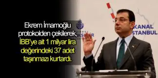 Kanal İstanbul protokolü: İBB’nin 1 milyar liralık arazisi tahsis edilecekmiş!
