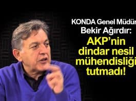 KONDA bekir ağırdır AKP nin dindar nesil mühendisliği tutmadı!