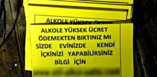 Sahte içki üretenlerin broşürü: Alkole yüksek ücret ödemekten bıktınız mı? Sahte içki üretenlerin bastığı broşür: Alkole yüksek ücret ödemekten bıktınız mı?