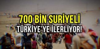 ABD açıkladı: 700 bin Suriyeli Türkiye ye doğru ilerliyor