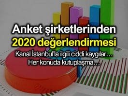 Anket şirketlerinden 2020 siyaseti için değerlendirmeler