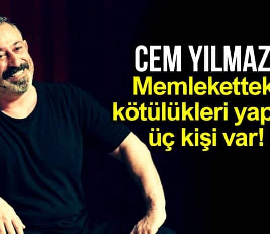 Cem Yılmaz: Memleketteki kötülükleri yapan üç kişi var! BEN TARKAN athena gökhan