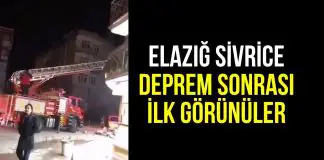 Elazığ Sivrice’de deprem sonrası gelen ilk görüntüler Elazığ Sivrice deprem sonrası gelen ilk görüntüler