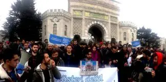 İstanbul Üniversitesi öğrencilerinden yemek boykotu İstanbul Üniversitesi öğrencilerinden yemek boykotu