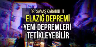 Elazığ depremi diğer fayları kırmaya zorlayıp yeni depremleri tetikleyebilir! Dr. Savaş Karabulut: Elazığ depremi diğer fayları kırmaya zorlayıp yeni depremleri tetikleyebilir!