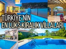 Türkiye en lüks kiralık villaları villa ekstra