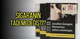 Yeni sigara paketleri ile sigaranın tadı mı değişti?