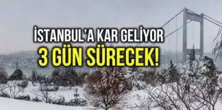 AKOM uyardı: İstanbul 3 gün kar ve fırtınanın etkisinde kalacak AKOM uyardı: İstanbul 3 gün kar ve fırtınanın etkisinde kalacak