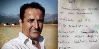 Antalya’da 2 çocuk babası Halit Yılmaz borç mektubu bırakıp intihar etti Antalya manavgat halit yılmaz borç mektubu bırakıp intihar etti
