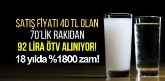 Son 18 yılda rakı fiyatları yüzde 1800 arttı; ÖTV 92 lirayı geçiyor! Son 18 yılda rakı fiyatları yüzde 1800 arttı; ÖTV 92 lirayı buluyor!