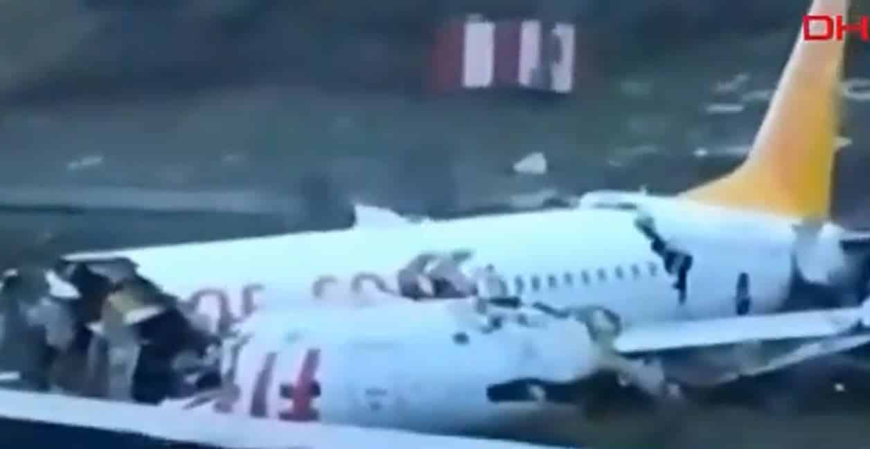 Sabiha Gökçen uçak kazası: Uçak pistten çıktı!