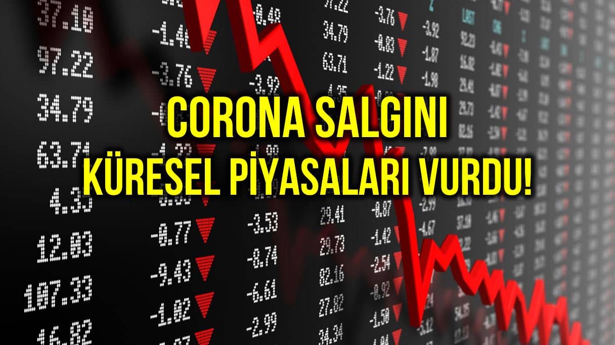 Corona küresel piyasaları vurdu: Borsalar değer kaybetti!