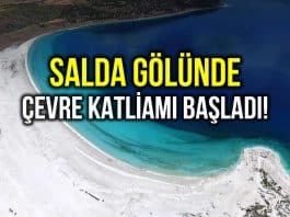 Salda Gölünde Millet Bahçesi inşaat çalışmaları başladı!