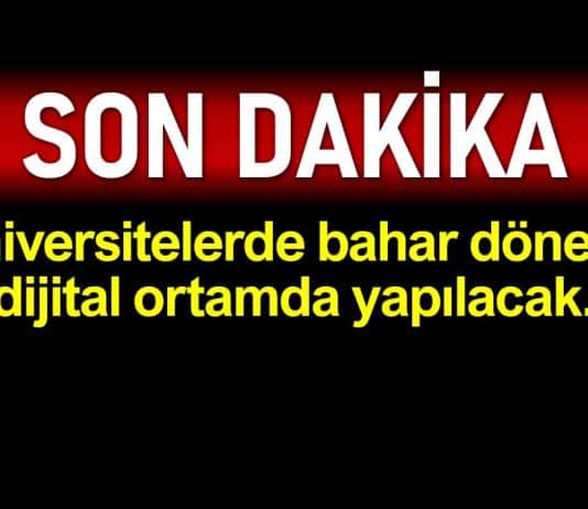 YÖK Başkanı Yekta Saraç tan üniversiteler ve YKS açıklaması