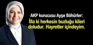 AKP kurucusu Ayşe Böhürler: Her Türk vatandaşının buzluğu ve kileri dolu