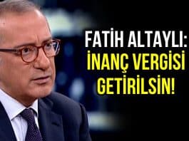 Fatih Altaylı: İnanç vergisi getirilsin, camileri kullanmayanlar bu vergiyi ödemesin