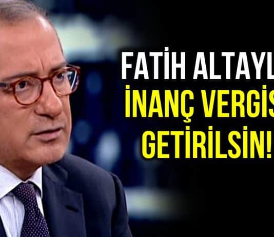 Fatih Altaylı: İnanç vergisi getirilsin, camileri kullanmayanlar bu vergiyi ödemesin