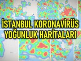 İstanbul ilçe ilçe semt corona virüsü yoğunluk haritaları