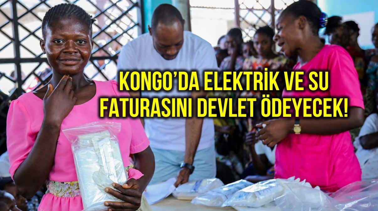 Kongo halkın elektrik ve su faturalarını devlet ödeyecek!