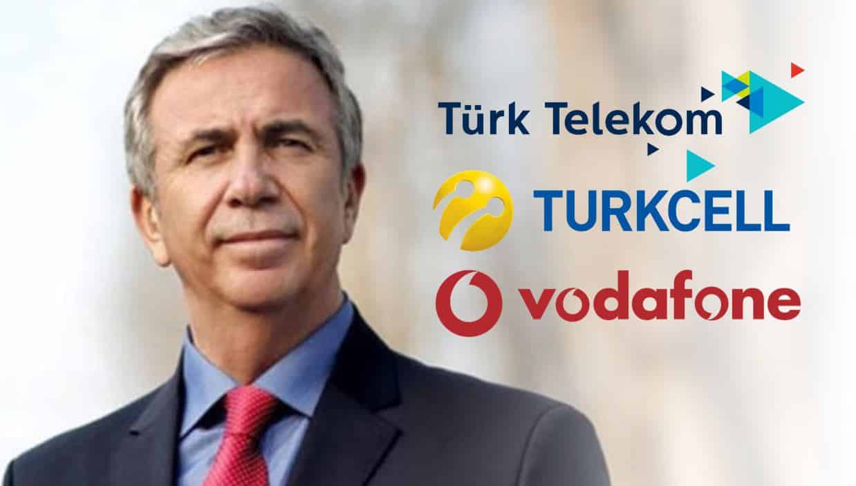 Mansur Yavaş Turkcell, Vodafone ve Türk Telekom çağrı: Fiyatı indirin